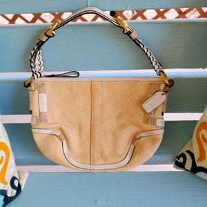 Coach natural handbag small